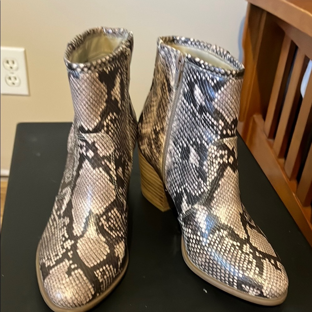 Carlos Santana Snake skin boots